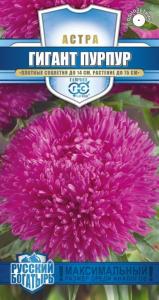 Астра Гигант пурпурх  0,1 г игольчато-коготковая, серия Русский богатырь Н18