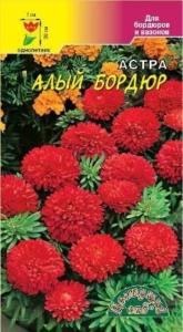 Астра Бордюр Алый 0,3г.Цвет.сад.