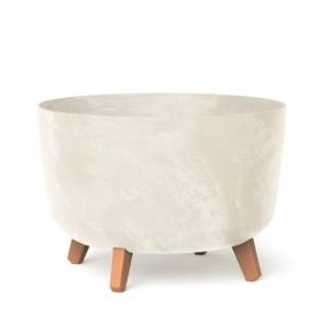 DGRL300E-CY700 Кашпо на ножках GRACIA BETON EFFECT d29, h22см крем (cream touch) DGRL300E-CY700 Кашпо на ножках GRACIA BETON EFFECT d29, h22см крем (cream touch)