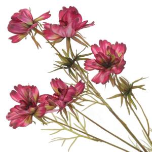 Цветок искусственный Космея, L13 W13 H72 см