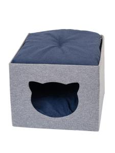 Домик пуфик 35х35х30 Дарэленд NAVY 1-1