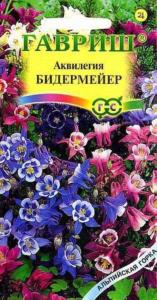 Аквилегия Бидермейер 0,05г Мн 35см (Гавриш) Альпийская горка