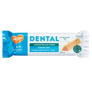 Лакомства д-собак Мнямс Dental Зубной снек с лососем 95г