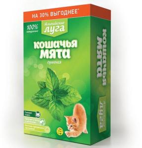 Лакомство д/кошек Альпийские Луга Кошачья мята сушеная/35
