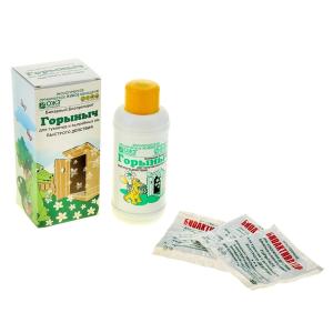 Горыныч-бинарный препарат д-туалетов и выг.ям(жид 0,5л+3 пак.пор по 30г)-12 -БиК