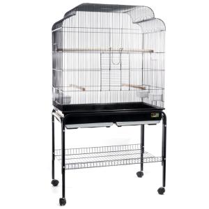 Клетка д-птиц SY210 черный 81х58,5х176см 1-1-Амма