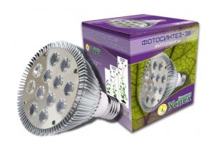Фитолампа Фотосинтез-36 д-подсвечивания растений 1-1 Успех