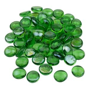 Грунт стеклянный плоский зеленое яблоко N148 170г 1/24