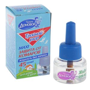Жидкость от комаров (45 ночей) Домовой Прошка Тройной удар 5-50 ДК