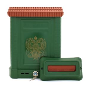 Ящик почтовый Премиум с метал.зам.(зелен.с орлом) Жук