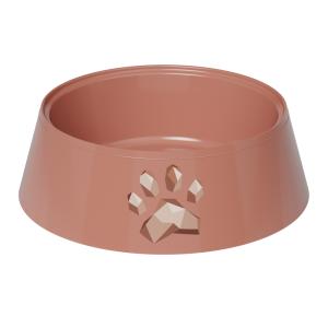 Миска пластик 0,3л бежевый Мур-Мяу 2/38