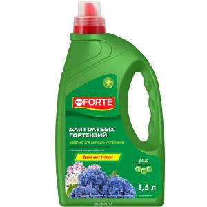 ЖКУ для голуб.гортензий и цв.кустар 1,5л Бона Форте для открытого грунта минеральное 2/4 БФ