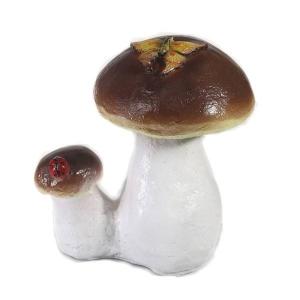 Гриб с бабочкой Н24,5 L22 W17см (ПОЛИСТОУН)