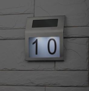 Номер дома на солн. бат. с подсветкой-1 ЭРА