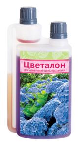 ЖКУ д-изменения цвета гортензий  250мл Цветалон 1-24 ВХ