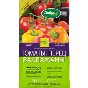 Для томатов и перцев 0,9кг Добрая Сила мин.удобрение 6-12-576 БФ