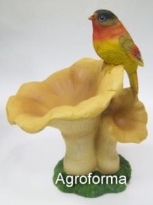 Гриб рыжик с птичкой (ПОЛИСТОУН) АФ