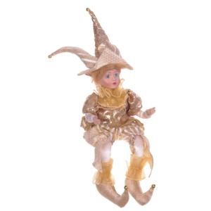 Игрушка набивная Клоун (музыкальный) , сидячий, L15 W28 H32 см