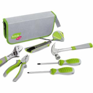 Набор инструмента для дома и сада в футляре зеленый -1-10 Listok