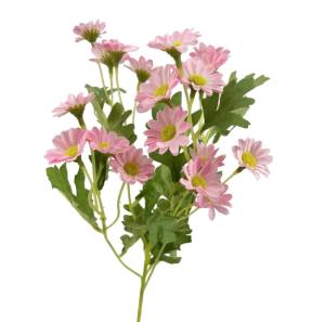 Искусственные цветы Ветка ромашки св. розовая Н55см