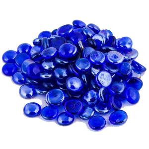 Грунт стеклянный 170г N168 (ПЛОСКИЙ КРУПНЫЙ ГОЛУБОЙ БЛЕСТЯЩИЙ)