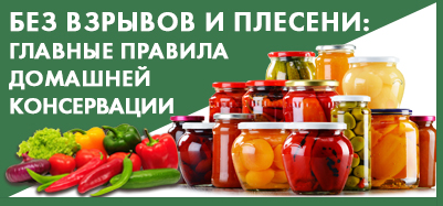 Без взрывов и плесени: главные правила домашней консервации Без взрывов и плесени: главные правила домашней консервации