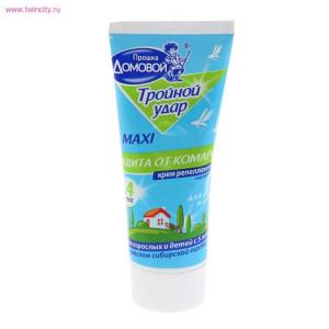 Крем от комаров Домовой Прошка репелентный(с маслом пихты) 75мл-36 ДК