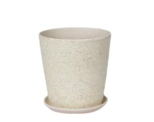 Бежевый камень 5 горшок с поддоном 5,6л d22 h22,5см конус