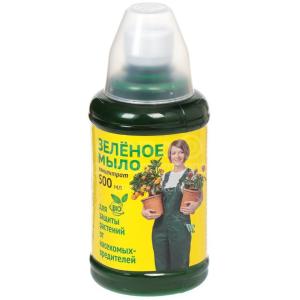Зеленое мыло 0,5л-для защиты растен (с мерным стаканчиком) 3-12 ВХ