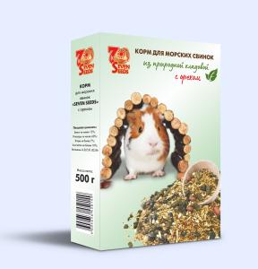 Корм д/хомяков SEVEN SEENDS (Семь семян) с орехом 500г/16