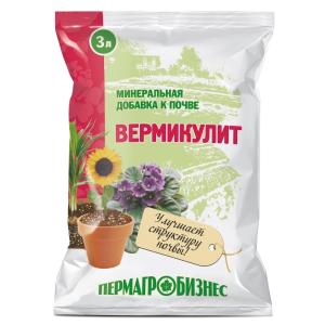 Вермикулит 3л 1-10-600 ПАБ