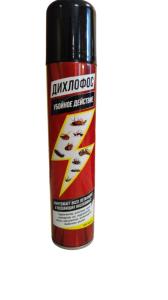 Дихлофос 200мл (200см3) Убойное действие (от летающих и ползающих) б-запаха 6-24 АДС