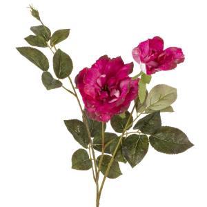 Цветок искусственный Роза, L21 W18 H81 см