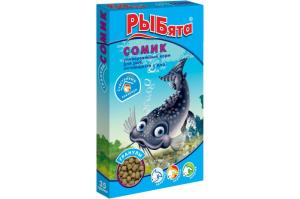 корм д-рыб Рыбята Сомик гранулы 35г кор -10-554