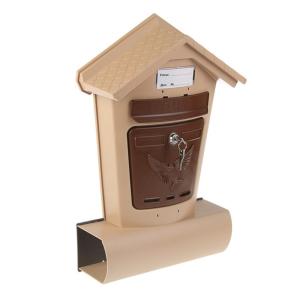 Ящик почтовый Элит с метал. зам.(беж с корич) 10- Жук