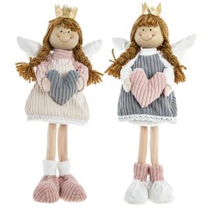 Игрушка набивная Ангел, L19 W12 H38 см, 2в.