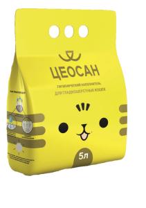 Наполнитель ЦЕОСАН д_гладкошерстных кошек 5л 