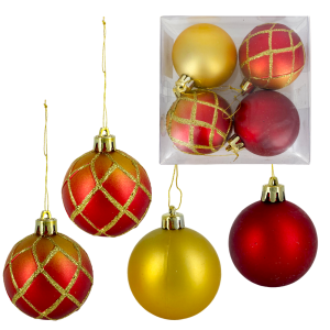 Шары набор (уп.4шт) D6 см