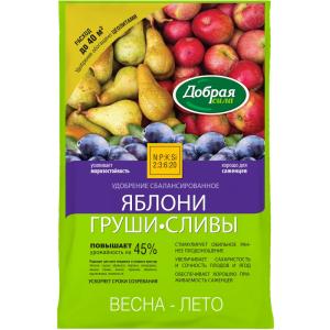 Для Яблонь-Груш-Слив 2кг Добрая Сила сухое удобрение 6-10-280 БФ