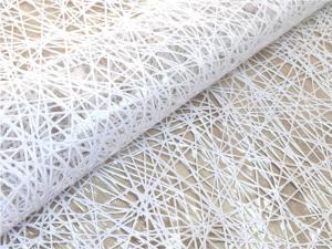 Клеенка без основы ажурная Арабеска 1,37х20м, мод. TOP-033W белая