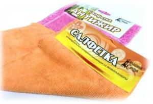 Салфетки влаговпитывающие из микрофибры (3шт) 30х30-100 ДС