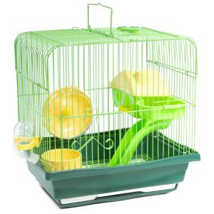 Клетка YD118 для мелких животных, эмаль, темно-зеленая, 300х230х310мм, Triol