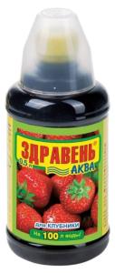 ЖКУ д-клубники 0,5л Здравень Аква с мерн.стакан. 1-12 ВХ 