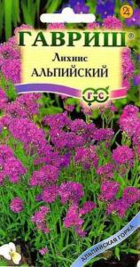 Лихнис Смолка альпийский 0,05г Мн 20см (Гавриш) Альпийская горк