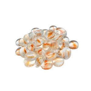 Грунт стеклянный 170г N121 плоский кошачий глаз ЯНТАРНЫЙ)