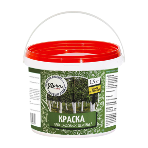 Краска, 1,5кг, для садовых деревьев акриловая, Дача Тайм