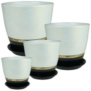 Бутон Роспись (153)  эстет золото-чер. к-т из 4-х   