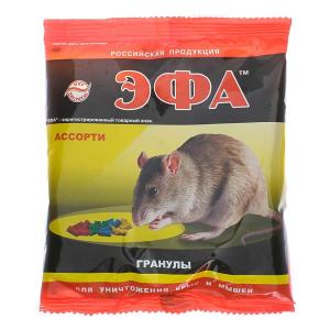 ЭФА от крыс и мышей гранулы ассорти125г-40 К-П NEW
