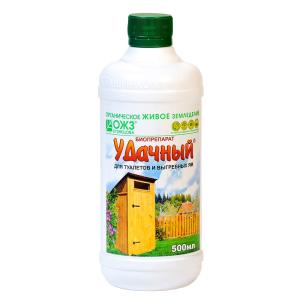 Удачный(жидкость) биопреп д-туалетов и выгр.ям 0,5л-14 БИК
