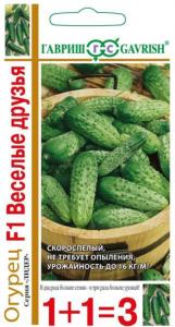 Огурец Веселые друзья F1 сер.1+1-20шт. Гавриш Огурец Веселые друзья F1 сер.1+1-20шт. Гавриш